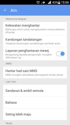 GO SMS Language Malay android App screenshot 1